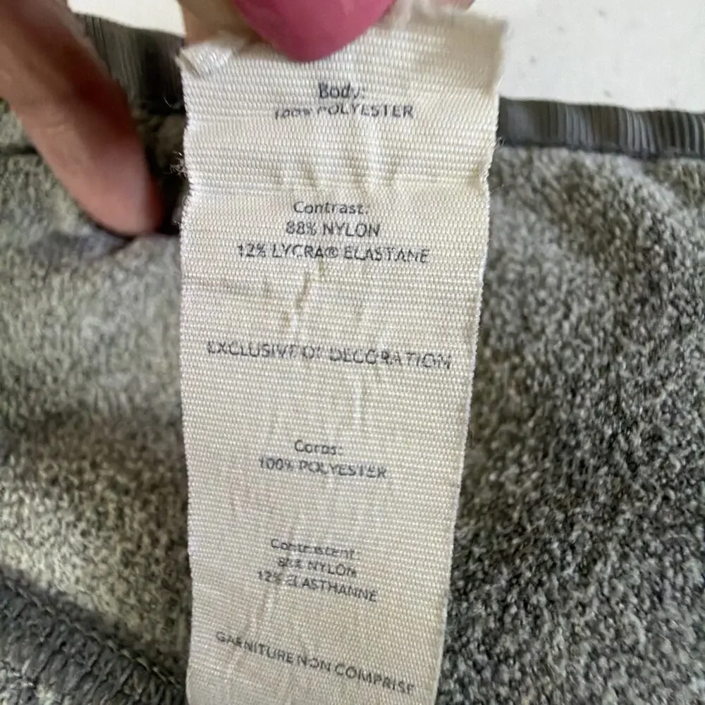 Ivivva Lululemon Fleece Jacket Girls 14 coat athletica athleisure gray snap